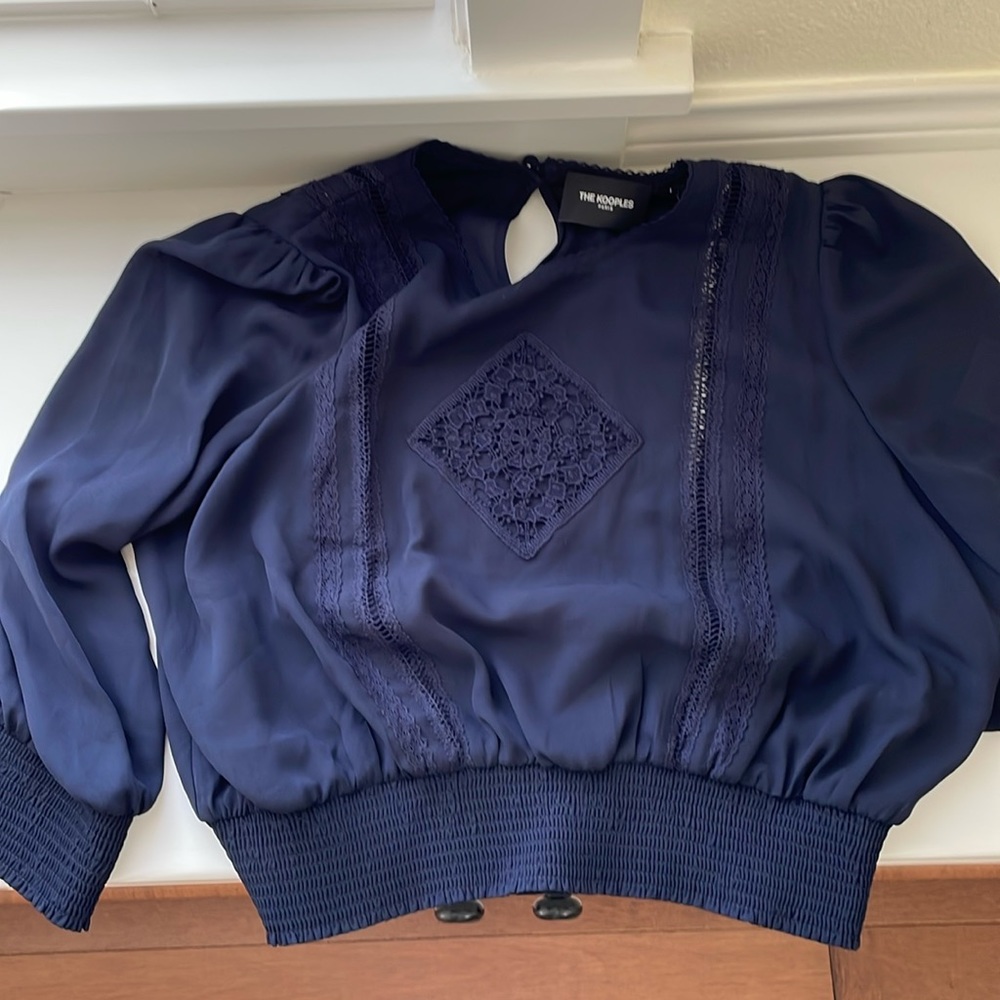 The Kooples cropped blouse